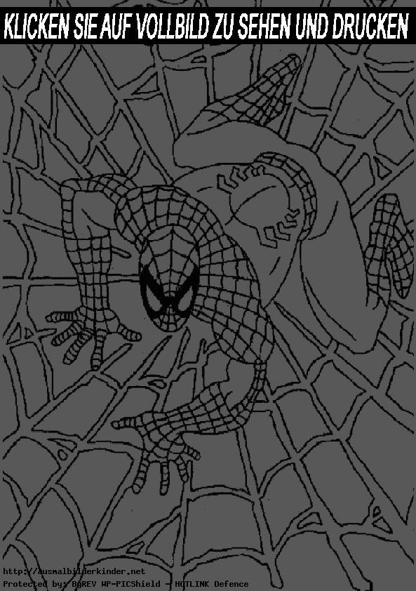ausmalbilder kinder spiderman-4