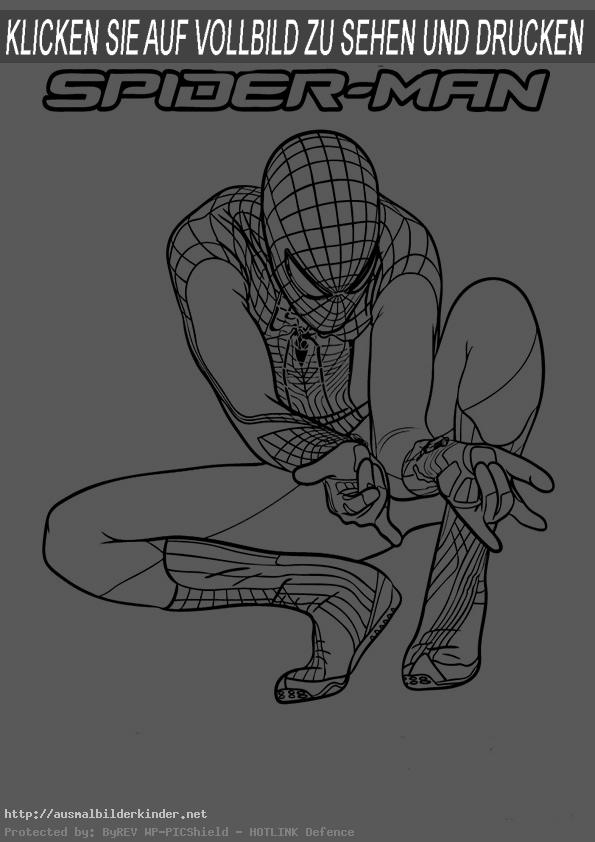 ausmalbilder kinder spiderman-5