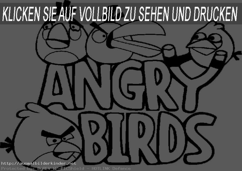 ausmalbilder kinder angry birds-1