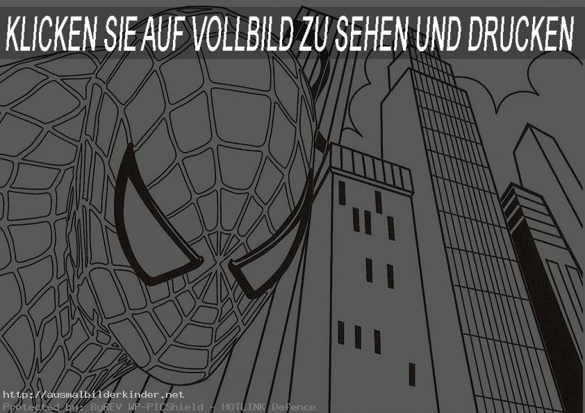  ausmalbilder kinder spiderman-3