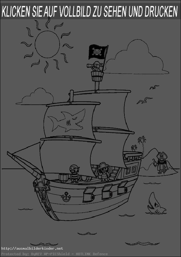 ausmalbilder kinder piraten-4