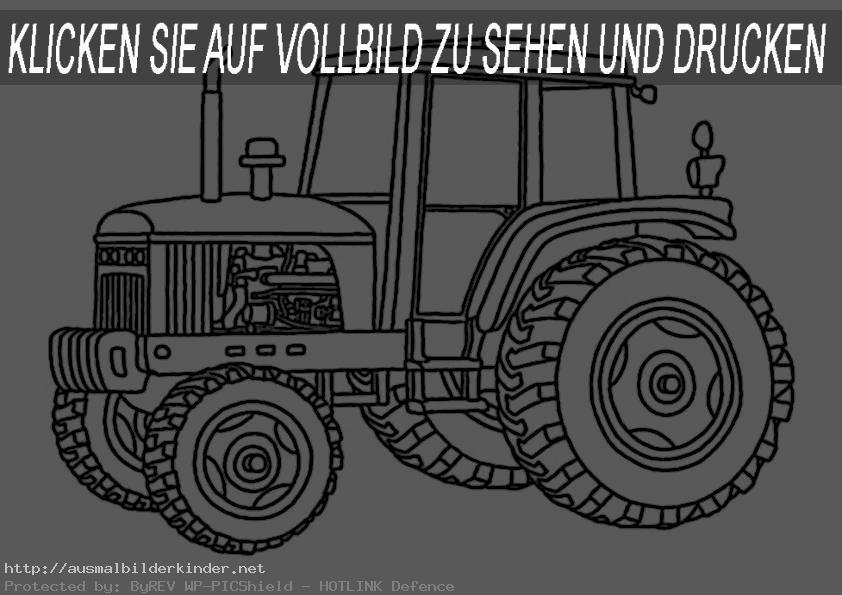 ausmalbilder kinder  traktor-13