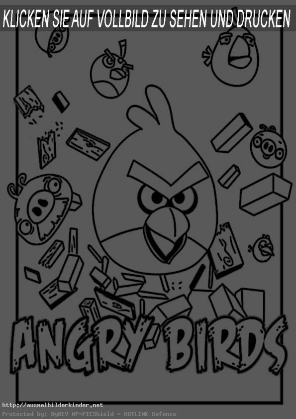 ausmalbilder kinder angry birds -3